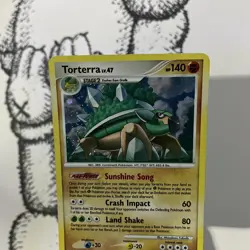Torterra 11/100 - Rare Holo Pokemon TCG Card - Diamond & Pearl Stormfront 2008 - Image 2