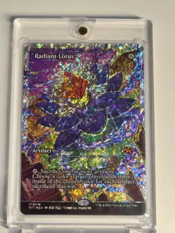 MTG Radiant Lotus (Showcase) Fracture Foil M 416 Pack Fresh Aetherdrift - Image 1
