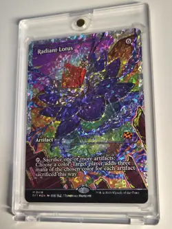 MTG Radiant Lotus (Showcase) Fracture Foil M 416 Pack Fresh Aetherdrift - Image 3