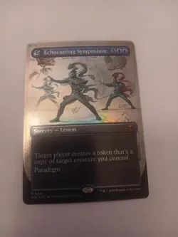 Echocasting Symposium (Borderless) 291 Secrets of Strixhaven Foil NM - Image 1