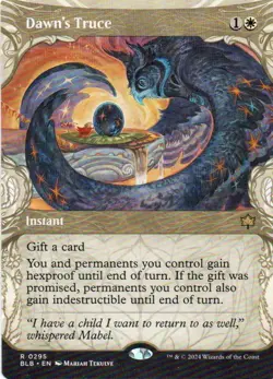 MTG: Bloomburrow: Showcase Dawn's Truce: Lightly Played Condition - Image 1