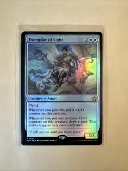 Mtg Exemplar of Light FDN 0011 R NM FOIL - Image 2