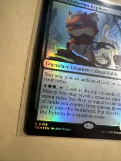 MTG Loot, Exuberant Explorer FDN 0106 R NM FOIL - Image 3