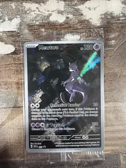 Pokemon Mewtwo TCG Illustration Rare Promo SVP 052 Sealed - Image 1