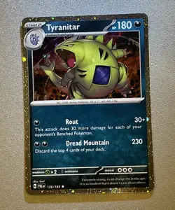Pokemon Tyranitar 135/193 STAMPED Paldea Evolved Special Collection PROMO NM TCG - Image 1