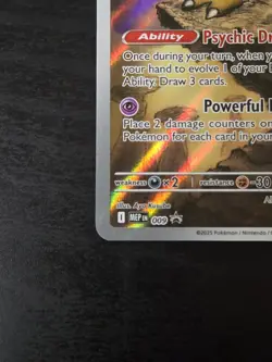Alakazam 009 - Mega Evolution - Black Star Promo - Pokemon - Image 4