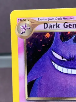 Pokemon TCG Dark Gengar 6/105 Neo Destiny Holo Rare WOTC VTG 2002 - Image 2