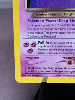 Pokemon TCG Dark Gengar 6/105 Neo Destiny Holo Rare WOTC VTG 2002 - Image 5