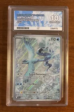 Pokemon TCG Articuno 161/159 - Journey Together - ACE Gem Mint 10 Graded Slab - Image 1