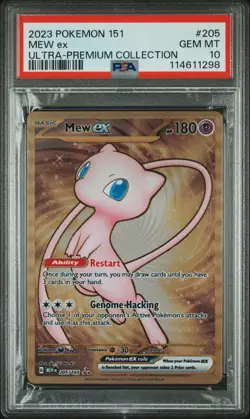 2023 POKEMON 151 ULTRA-PREMIUM COLLECTION #205 MEW ex PSA 10 - Image 1