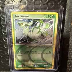Pokemon TCG Arceus AR2 Platinum Holo Rare Card 2009 MP - Image 1