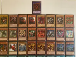 YUGIOH Red-Eyes B. Dragon Deck w/ BRAND NEW SLEEVES Complete 41 - Cards - Image 3