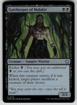 Gatekeeper of Malakir Foil U Foundations 713 NM - Image 1