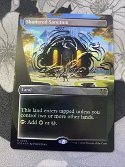 Shattered Sanctum - Extended Art SOS NM MTG Foil IN HAND - Image 1