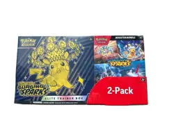 Pokemon TCG Surging Sparks EliteTrainer Box & Booster Bundle 2-Pack (Sealed) - Image 1