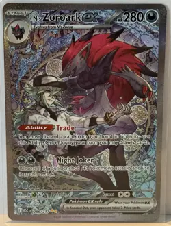 2026 Pokemon N's Zoroark ex 286/217 Me: Ascended Heroes Holo - Image 1