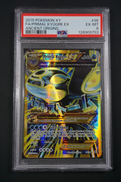 Pokemon Ancient Origins Primal Kyogre EX Shiny #96 - PSA 6 - Image 1