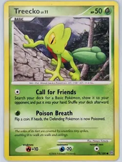 Treecko 79/100 Pokemon - Diamond and Pearl Stormfront LP - Image 1