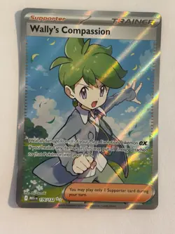 Pokemon - Wally's Compassion - 176/132 - Mega Evolution - Full Art Trainer NM - Image 1