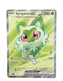 Pokemon Sprigatito Ex #251/217: Ascended Heroes (Read Description) 🔥 - Image 2