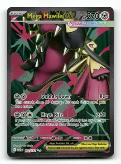 Mega Mawile ex 162/132 - Mega Evolution - Pokemon Card NM/M - Image 1