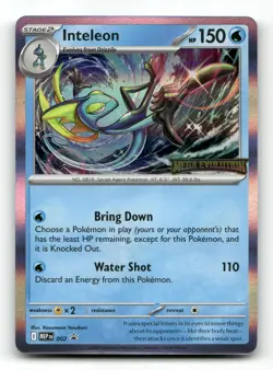 Inteleon - 002 - ME: Mega Evolution Stamped Promo - Pokemon Card NM/M - Image 1