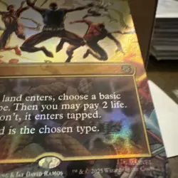 Magic: The Gathering Multiversal Passage Land Spider-Man Foil R206 near mint - Image 2