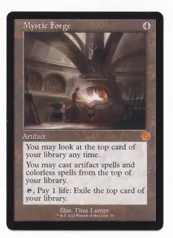 Magic the Gathering The Brothers War Retro Frame Artifacts #36 Mystic Forge - Image 1