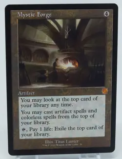 Magic the Gathering The Brothers War Retro Frame Artifacts #36 Mystic Forge - Image 3