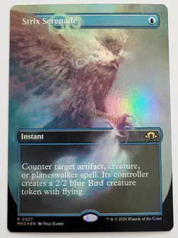MTG Strix Serenade (Borderless) Foil - Modern Horizons 3 NM - Image 1
