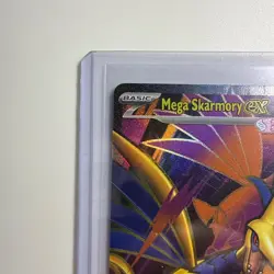 Pokemon TCG Mega Skarmory Ex 106/ Ultra Rare Holo Full Art Perfect Order - Image 3