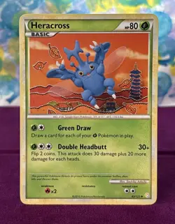 Pokemon TCG; Heracross 43/123 - Heartgold Soulsilver - Regular NM - Image 1