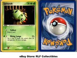 2004 Pokemon, EX Team Rocket Returns, #78/109 Spinarak, Common - Image 1