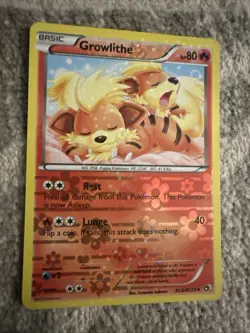 Pokemon Growlithe 2013 RC4 Radiant Collection Holo - Image 1