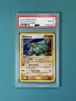 PSA 8 Machamp POP 84 - 9/101 Hidden Legends Pokemon Holo (New Cert) - Image 1