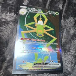 Pokemon TCG Spidops EX 243/198 Scarlet Violet Base Set Illustration Rare Holo - Image 2