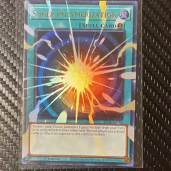 Yu-Gi-Oh! Super Polymerization Spell RA05Foil full art - Image 1