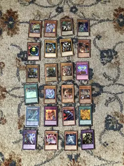 Yugioh Cards Lot Of 24 Holos And Rares - Image 1