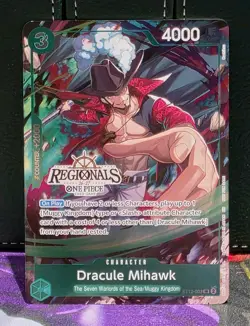 One Piece Card Game - Dracule Mihawk - ST12-003 - Regionals Promo - English - Image 1