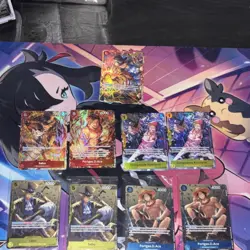 Bandai One Piece Card Game OP13 Sabo Ace Rosinante 9 Cards English - Image 1