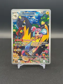 Pokemon TCG Iono's Kilowattrel Card Journey Together IR 163/159 - Image 1
