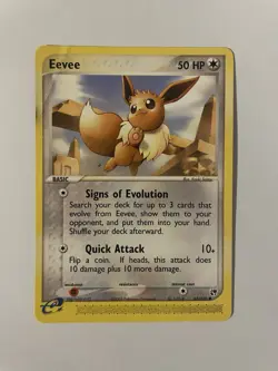 Pokemon Eevee TCG Sandstorm Regular Card 63/100 R3A1 e reader Vintage - Image 1
