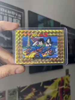 Dragon Ball Z Double Gold Laser Amada Hero Collection Artbox Card DBZ RARE - Image 3
