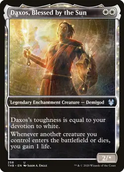 Daxos, Blessed by the Sun Foil Showcase Nyx Touched Theros Beyond Death MTG - Image 1