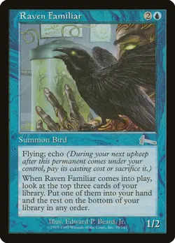 Raven Familiar (039) Urza's Legacy ULG MTG Magic - Image 1