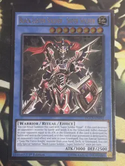 Yugioh: Black Luster Soldier - Super Soldier DOCS-EN042 Ultimate Rare 1st Ed NM - Image 1