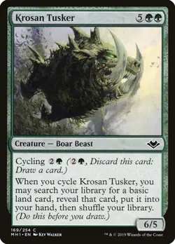 Krosan Tusker Foil (169) Modern Horizons MH1 MTG Magic - Image 1