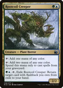 Rootcoil Creeper Foil (238) Innistrad: Midnight Hunt MID MTG Magic - Image 1