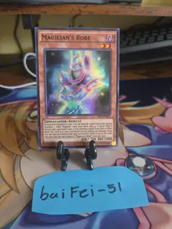 Yugioh Magician's Robe SHVI-ENSE3 Super Rare Limited Edition LP - Image 1