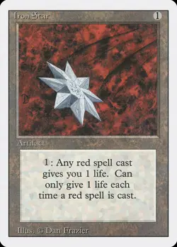 Iron Star (252) Revised Edition 3ED MTG Magic - Image 1
